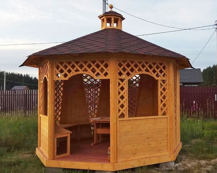 Восьмигранная беседка ЖАР ПТИЦА, фото 7