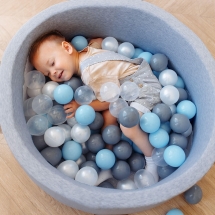 Сухой бассейн Romana "Easy" ДМФ-МК-02.53.03 серый с серыми шариками Сухой бассейн Romana "Easy" ДМФ-МК-02.53.03 серый с серыми шариками