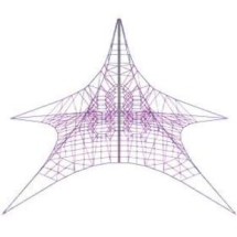 Игровая сетка серия &quot;Звезда&quot; ПД-554 (14х14х7)