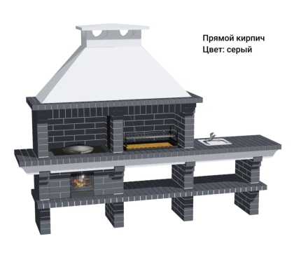 Печь Аристократ 730 Радиальный кирпич коричневый, фото 14