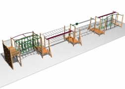 Полоса препятствий для общественных парков Альфа Полоса препятствий для общественных парков Альфа