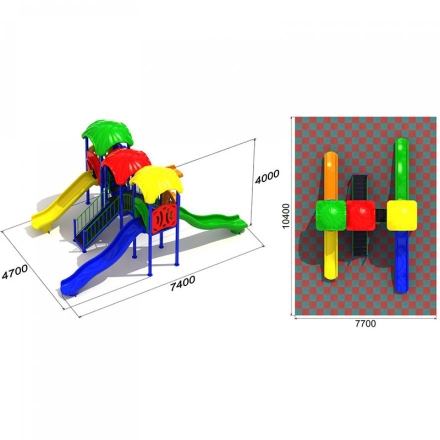 Игровая площадка Холмы 3.2, фото 3