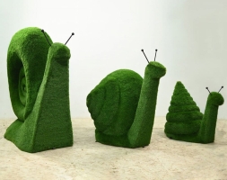 Топиари композиция улитки, семья - газон Deluxe