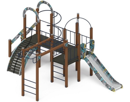 Детская игровая площадка Навина Н 1200 ДИК 2.09.05-01, фото 3