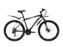 Велосипед Stark'16 Indy Disc черно-красный 16&quot;