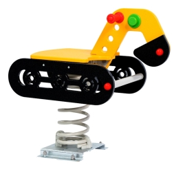 Качалка на пружине Construction machines Экскаватор для детской площадки, фото 1 Качалка на пружине Construction machines Экскаватор для детской площадки, фото 1