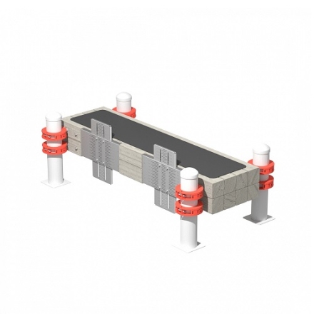 Скамья для выполнения испытания Наклон вперед с прямыми ногами на скамье для норм ГТО S75 IronKing, фото 1