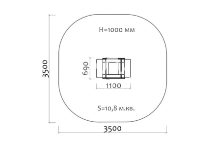Качели-балансир на пружине Слонёнок 04525 для детской площадки, фото 3