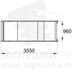 Горка из нержавеющей стали размером 3500х1010 мм, фото 4
