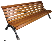 Скамейка парковая Европа, Лиственница 2,0 м Скамейка парковая Европа, Лиственница 2,0 м