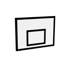 Щит баскетбольный ZSO тренировочный 900х1200 мм, ФАНЕРА (толщина фанеры 15 мм) на металлокаркасе