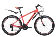 Велосипед Stark'18 Indy 26.2 V оранжевый/чёрный/серый 16&quot;