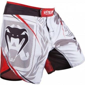 Шорты ММА Venum Jose Aldo Bloody Lion White, фото 1