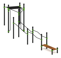 Воркаут ЛОВ 108 зеленый ВТ 102.21-02, фото 2