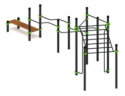 Воркаут ЛОВ 108 зеленый ВТ 102.21-02, фото 1