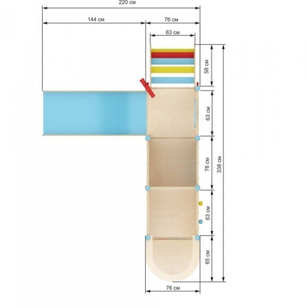 Детский домашний игровой комплекс Igra 8, фото 6