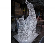 Световая композиция Медведь с медвежонком m002 Световая композиция Медведь с медвежонком m002