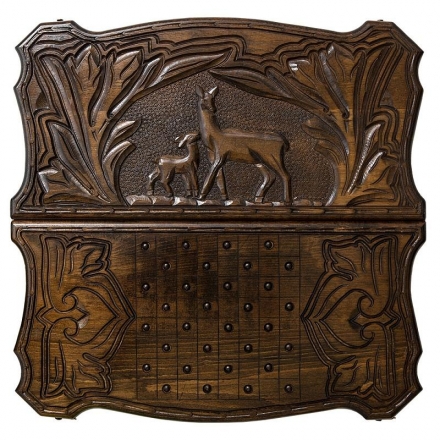 Нарды резные "Олень", Petrosyan, фото 1