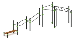 Воркаут ЛОВ 89 зеленый ВТ 101.21-02, фото 4