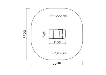 Качели-балансир на пружине Рыбка 04523.21 для детской площадки, фото 2