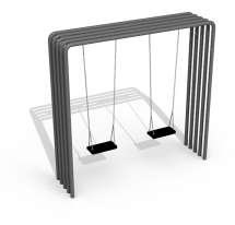 Качели двойные VST 2002/1 для дворов и парков Качели двойные VST 2002/1 для дворов и парков