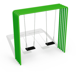 Качели двойные VST 2002/1 для дворов и парков, фото 3 Качели двойные VST 2002/1 для дворов и парков, фото 3