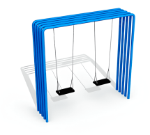 Качели двойные VST 2002/1 для дворов и парков Качели двойные VST 2002/1 для дворов и парков