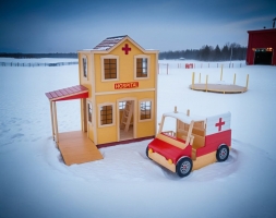 Игровой домик TORUDA WOOD Больница, фото 1