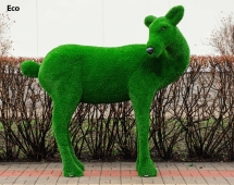 Топиари олень, самочка Нелли - газон Deluxe/Deluxe Green