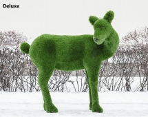 Топиари олень, самочка Нелли - газон Deluxe/Deluxe Green