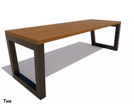 Скамейка садовая Муром Лиственница 1,2 м, фото 3