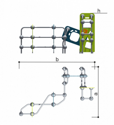 Детский спортивно-игровой комплекс Romana 057.18.00, фото 2