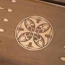 Шахматы + нарды резные 50 с ручкой, Haleyan