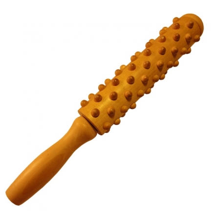 Массажер для спины Скалка, на ручке Ежик, фото 1