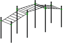 Воркаут ЛОВ 108 зеленый ВТ 102.22-02, фото 4
