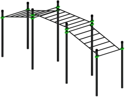 Воркаут ЛОВ 108 зеленый ВТ 102.22-02, фото 3