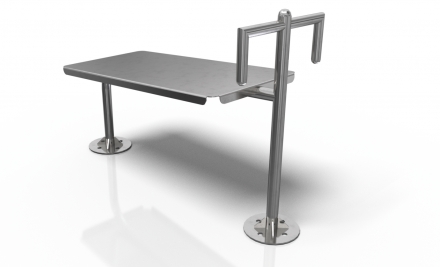 УТЭ-Z-020 Скамья для пресса из нержавеющей стали, фото 1