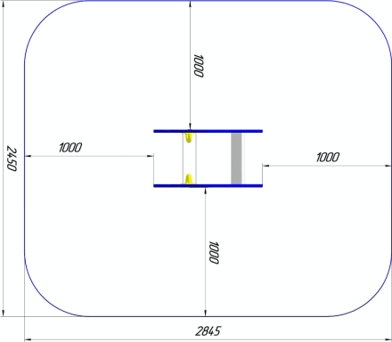 Качалка на пружине Космонавт КБ-47.1 для игровой площадки, фото 2