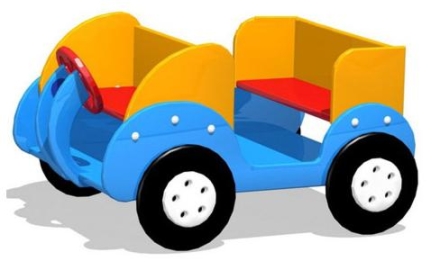 Качалка на пружине Багги CКИ 110 для детской площадки, фото 1