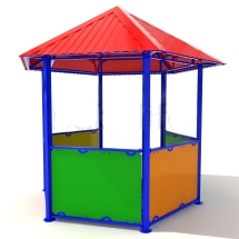 Уличная беседка 3000 профлист для парков и дворов Уличная беседка 3000 профлист для парков и дворов