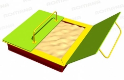 Песочница Romana 109.22.00 крышкой для детской площадки, фото 2 Песочница Romana 109.22.00 крышкой для детской площадки, фото 2