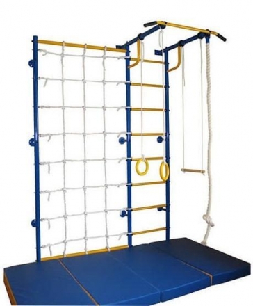 Детский спортивный комплекс Городок Babysport Пристеный с сеткой-1м.  , фото 2