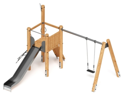 Детская игровая площадка Лиственница ДИК 2.24.03-Л, фото 1