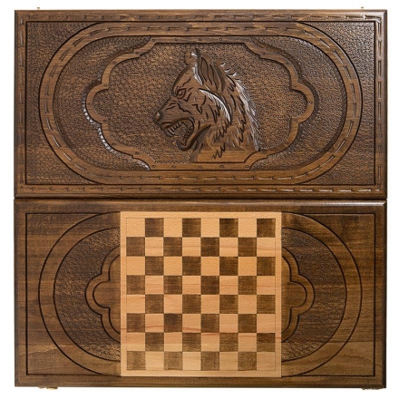 Нарды резные &quot;Волк&quot;, Mirzoyan, фото 1