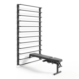 Скамья с регулировкой угла наклона для шведской стенки RockPro, фото 1