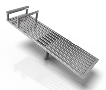 УТЭ-Z-021 Скамья для пресса наклонная из нержавеющей стали УТЭ-Z-021 Скамья для пресса наклонная из нержавеющей стали