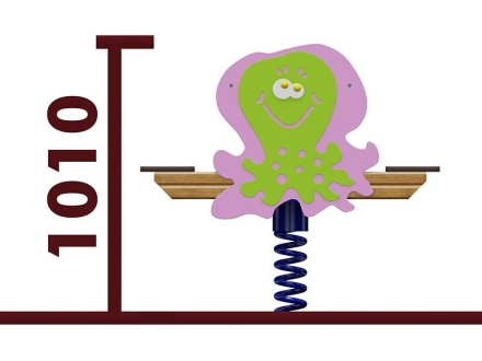 Качели-балансир на пружине Медуза 04521 для детской площадки, фото 2