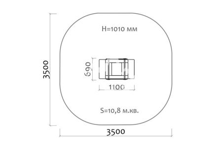 Качели-балансир на пружине Медуза 04521 для детской площадки, фото 3