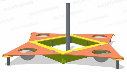 Песочница Romana 057.38.00 Люк с крышкой для детской площадки, фото 5