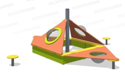 Песочница Romana 057.38.00 Люк с крышкой для детской площадки, фото 3 Песочница Romana 057.38.00 Люк с крышкой для детской площадки, фото 3